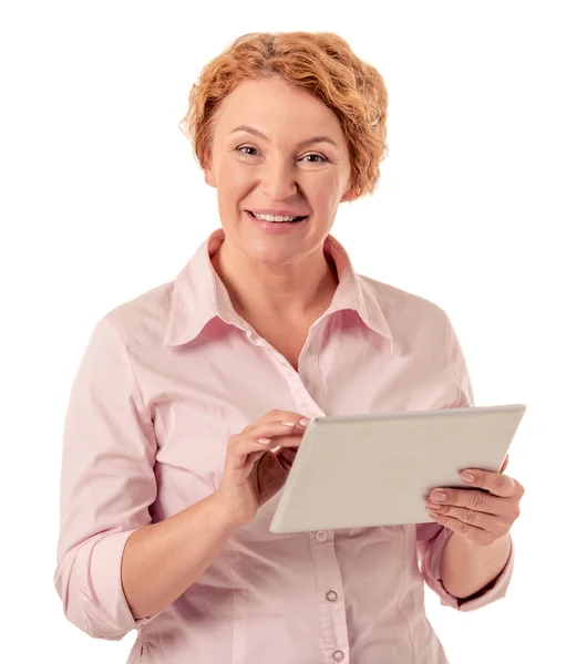 Beautiful mature woman — Stock Photo, Image