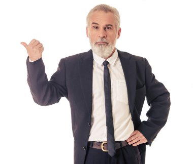 Handsome mature businessman