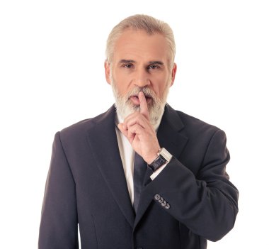 Handsome mature businessman