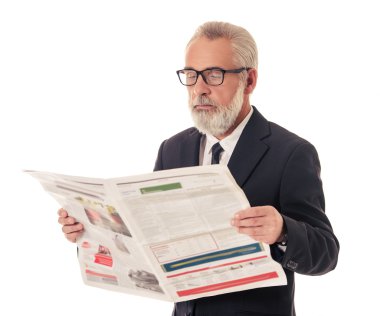 Handsome mature businessman