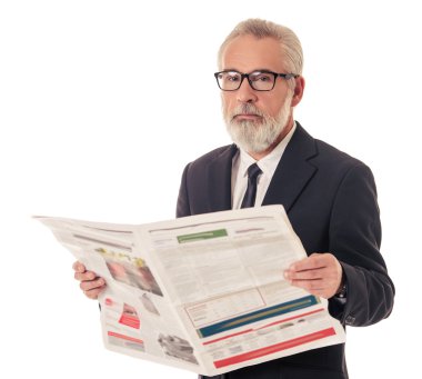 Handsome mature businessman