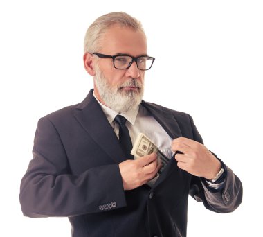 Handsome mature businessman