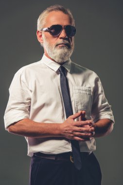 Handsome mature businessman