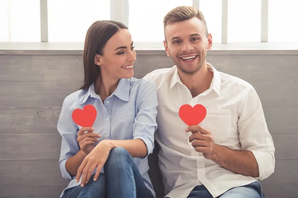 Schönes junges Paar — Stockfoto