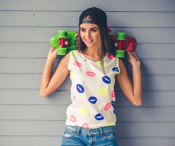 Chica adolescente con estilo —  Fotos de Stock