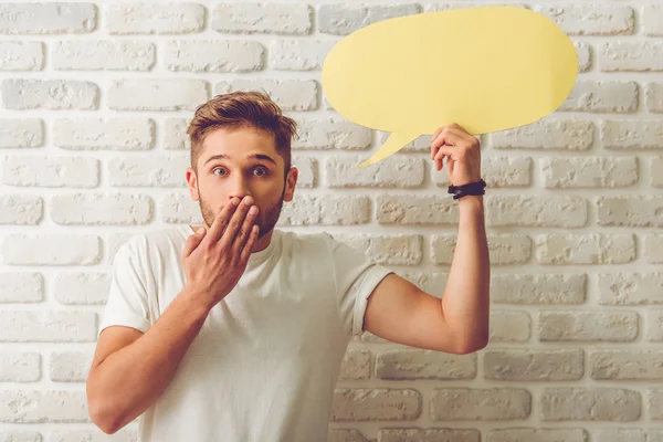 Adam ile konuşma balonu