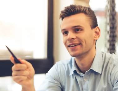 genç işadamı çalışma