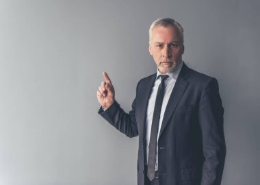 Handsome mature businessman