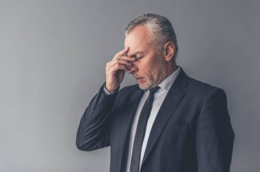 Handsome mature businessman