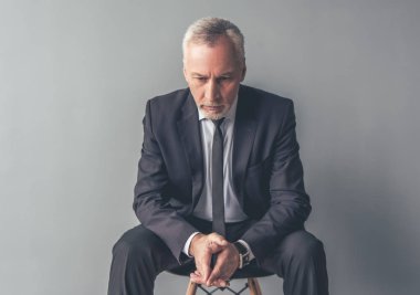 Handsome mature businessman