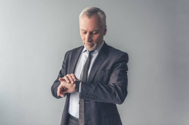 Handsome mature businessman