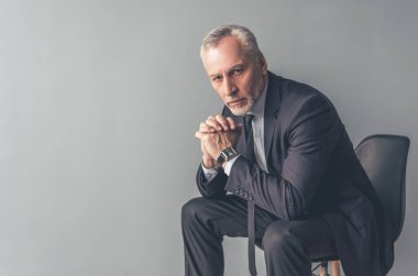 Handsome mature businessman