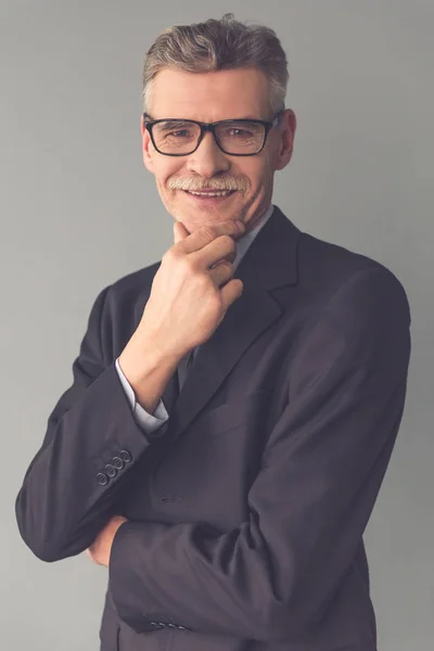 Schöner, reifer Geschäftsmann — Stockfoto