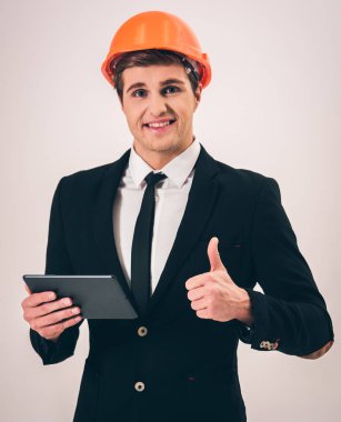 yakışıklı genç işadamı