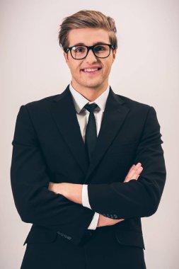 yakışıklı genç işadamı