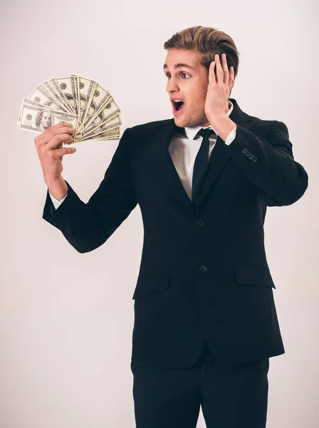 Handsome rich guy — Stock Photo, Image