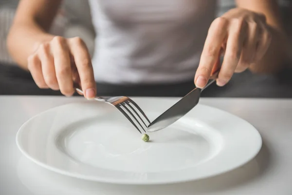 Ragazza mantenere la dieta — Foto Stock