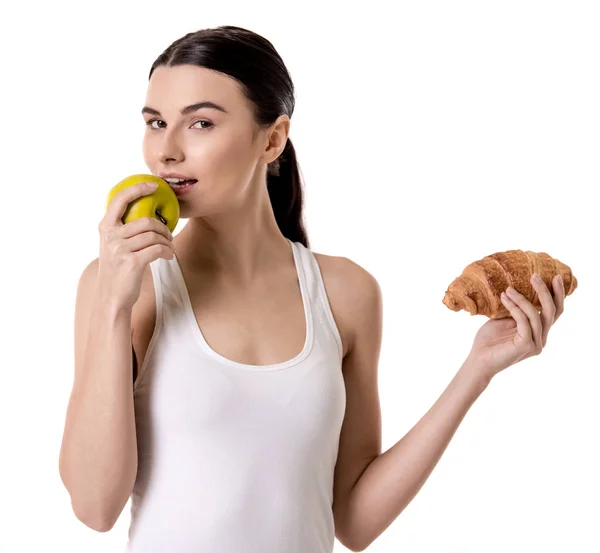 Niña manteniendo dieta —  Fotos de Stock