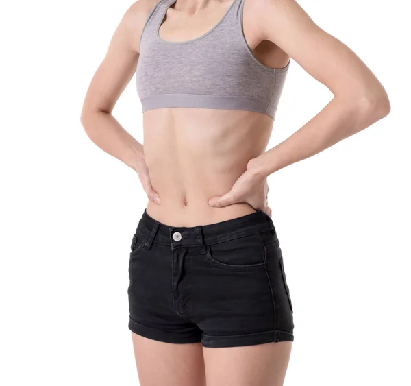 Very skinny girl — Stock Photo, Image