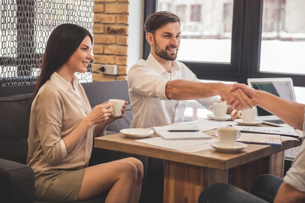 Imprenditori che lavorano — Foto Stock