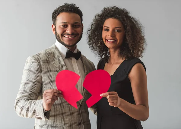 Beautiful Afro American couple — Stock Photo, Image
