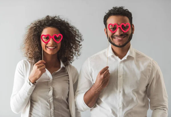 Beau couple afro-américain — Photo