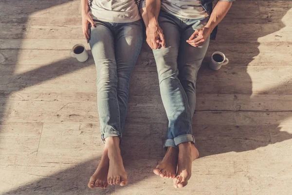 Casal em casa — Fotografia de Stock