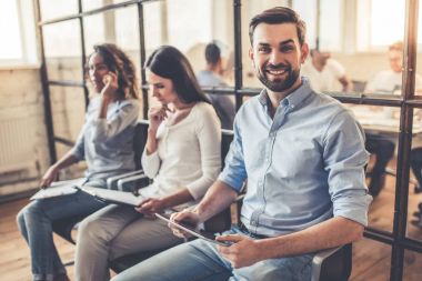 çalışan iş adamları