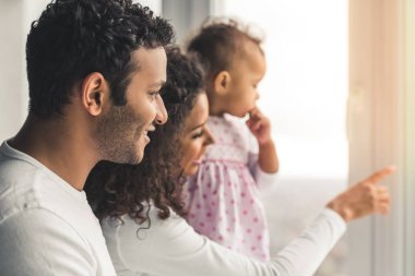 Afro Amerikan ailesi