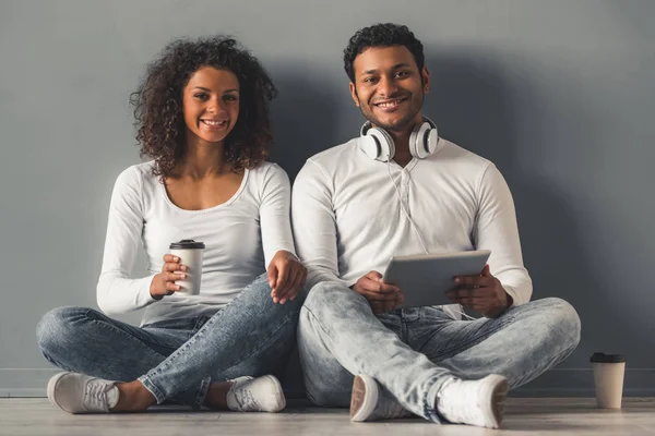 Pareja afroamericana — Foto de Stock