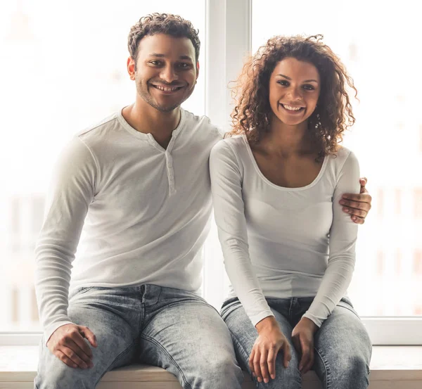 Afro American couple — Stock Photo, Image