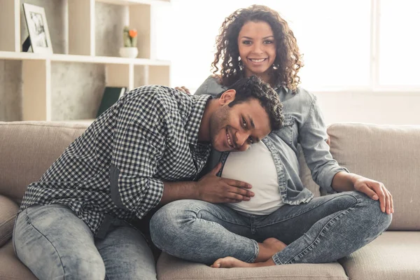 Afro American couple — Stock Photo, Image