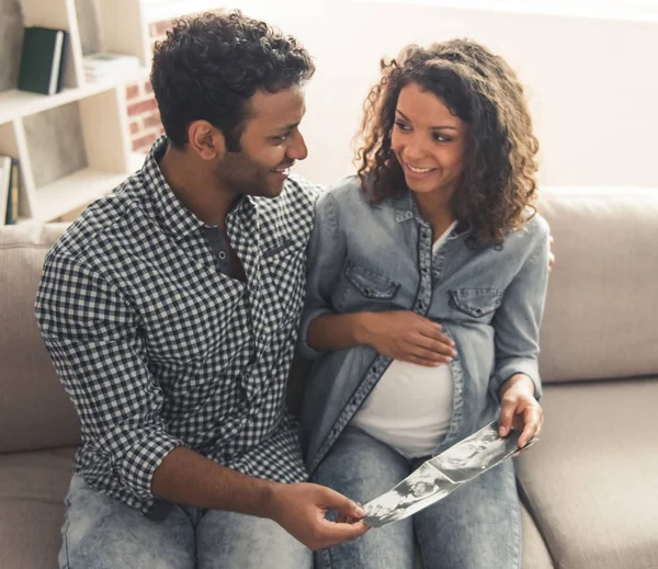 Afro American couple — Stock Photo, Image