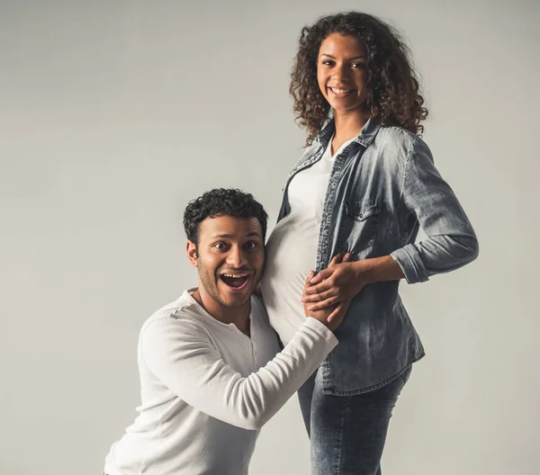 Afro American couple — Stock Photo, Image