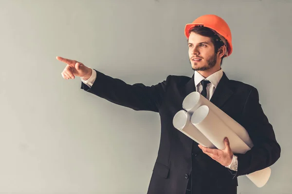 Handsome young architect — Stock Photo, Image