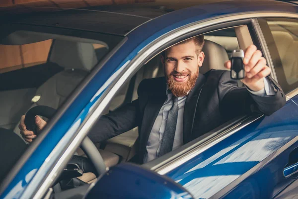 Visiting car dealership — Stock Photo, Image