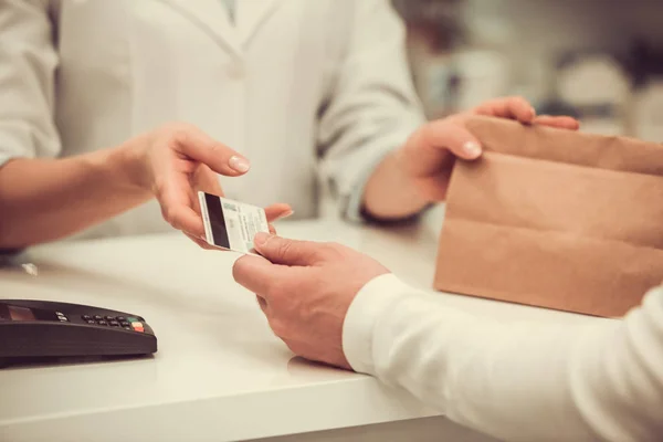 At the pharmacy — Stock Photo, Image