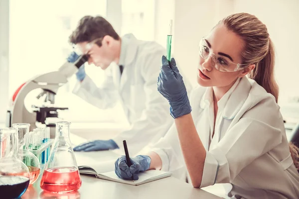 At the laboratory — Stock Photo, Image