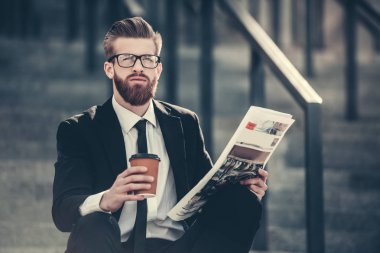 Şehirdeki iş adamı