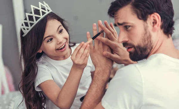 Pappa och dotter — Stockfoto