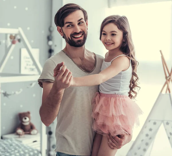 Pappa och dotter — Stockfoto