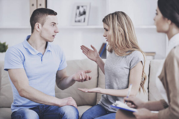 The reception at the psychologist