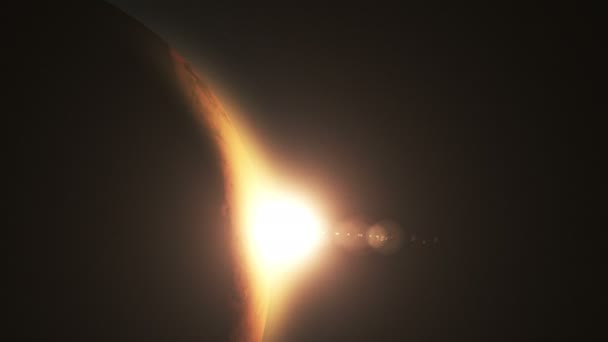 Le lever du soleil sur Mars  