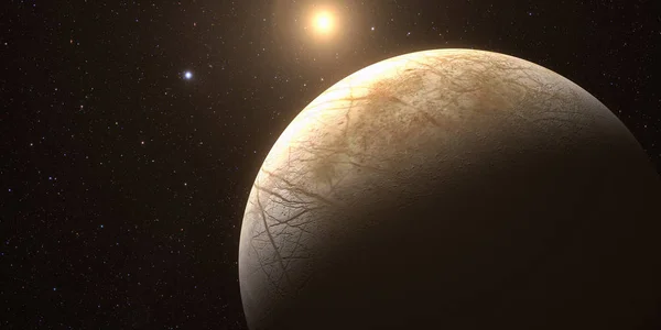 Jupiter-Hold Europa — Stock Fotó