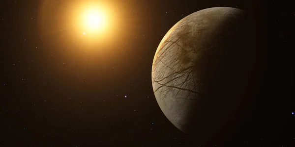 Jupiter Moon Europa tekijänoikeusvapaita kuvapankkikuvia