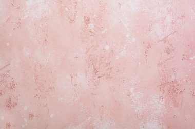 Açık pembe taş ya da tahta duvar. Grunge 'un geçmişi. Üst görünüm