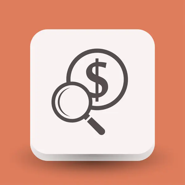 Pictografía de dinero para el diseño . — Vector de stock