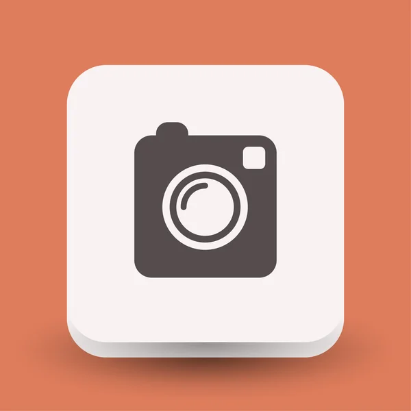 Ikona fotoaparátu pro design. — Stockový vektor