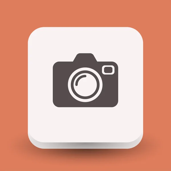 Ikona fotoaparátu pro design. — Stockový vektor