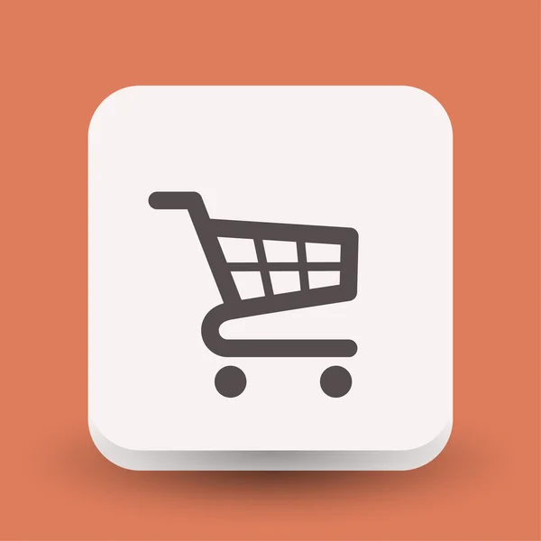 Pictograph shopping cart — Stock vektor